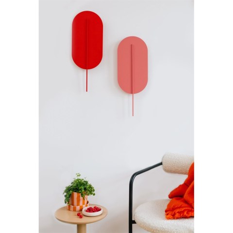Lampa ścienna ROKKE czerwonopomarańczowa do salonu, korytarza lub sypialni