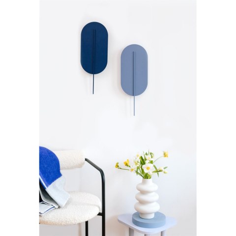 Lampa ścienna ROKKE granatowa do salonu, korytarza lub sypialni
