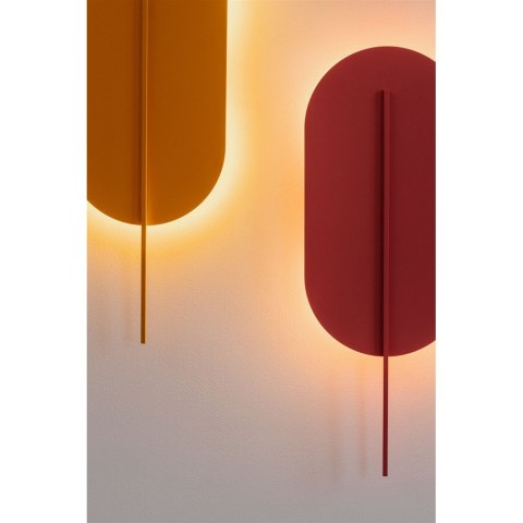 Lampa ścienna ROKKE melonowa do salonu, korytarza lub sypialni