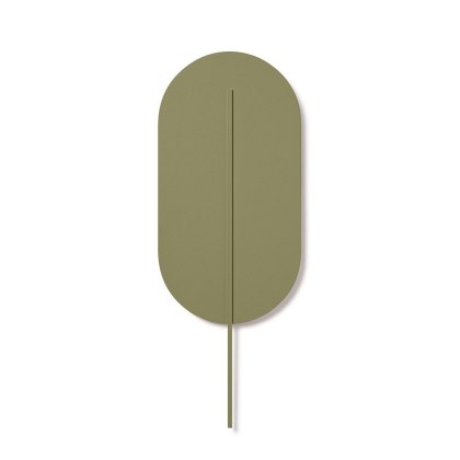 Lampa ścienna ROKKE oliwkowa do salonu, korytarza lub sypialni