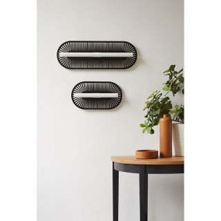 Lampa ścienna SAUVA A czarna do salonu, korytarza lub sypialni