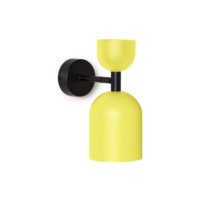 Lampa ścienna SUPURU W żółta regulowana do salonu, korytarza lub sypialni