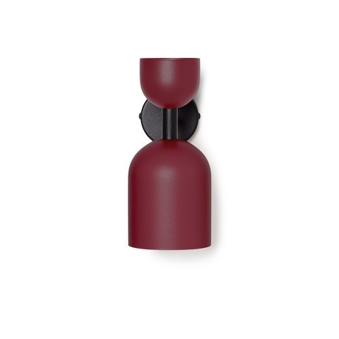 Lampa ścienna SUPURU W burgundowa regulowana do salonu, korytarza lub sypialni