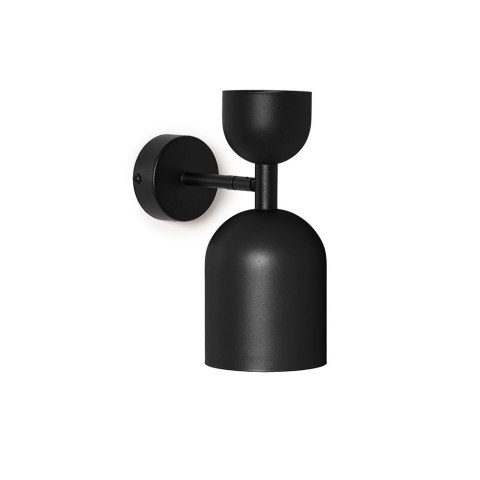 Lampa ścienna SUPURU W czarna regulowana do salonu, korytarza lub sypialni