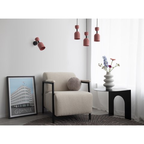 Lampa ścienna SUPURU W melonowa regulowana do salonu, korytarza lub sypialni