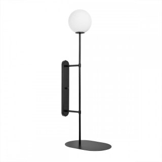 Lampa ścienna TABLO czarna do salonu, korytarza lub sypialni