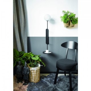 Lampa ścienna TABLO czarna do salonu, korytarza lub sypialni