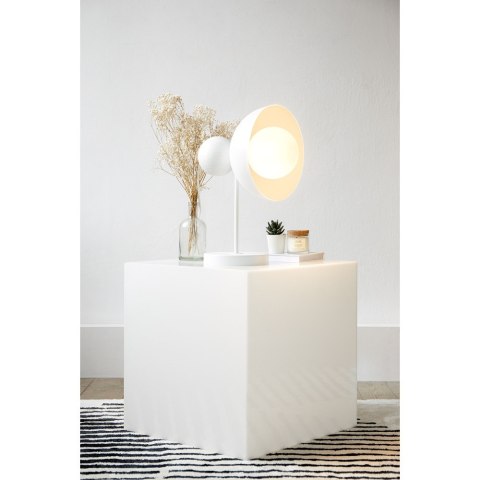 Lampa stołowa KELLO ST biała do salonu, gabinetu lub sypialni