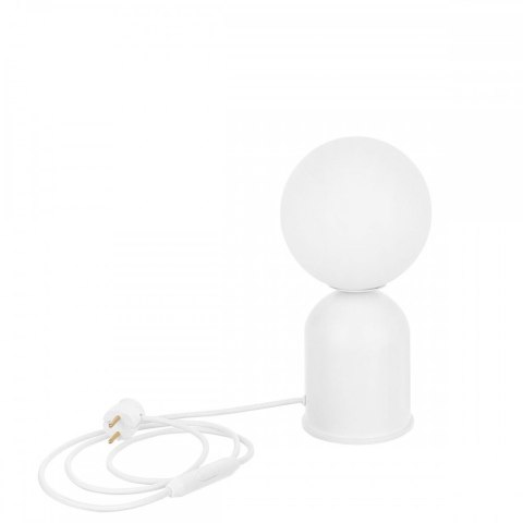 Lampa stołowa LUOTI ST biała do salonu, gabinetu lub sypialni