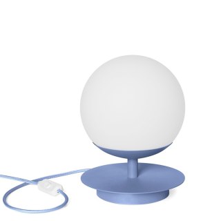 Lampa stołowa PLAAT ST niebieska do salonu, gabinetu lub sypialni