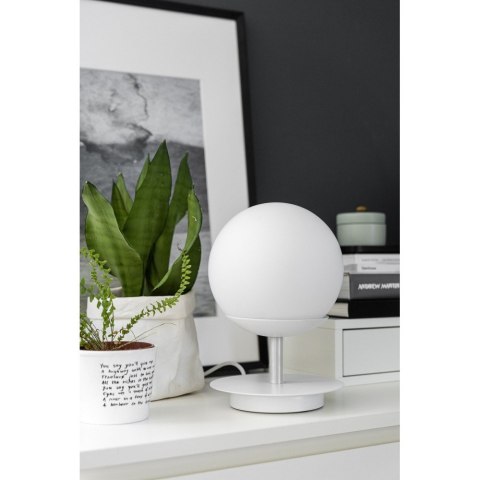 Lampa stołowa PLAAT ST burgundowa do salonu, gabinetu lub sypialni