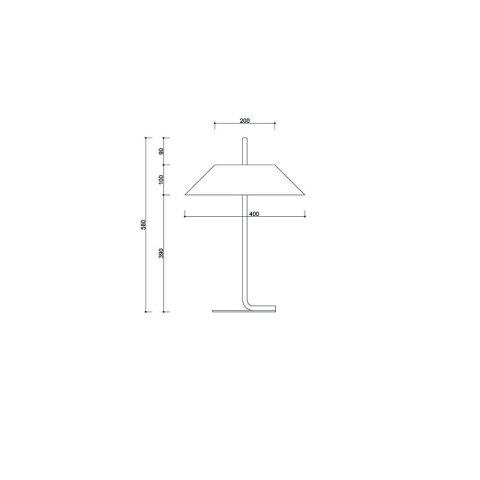 Lampa stołowa SAKOSI ST czarna potrójna do salonu, gabinetu lub sypialni