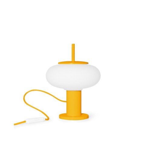 Lampa stołowa TORNI ST melonowa do salonu, gabinetu lub sypialni