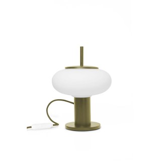 Lampa stołowa TORNI ST oliwkowa do salonu, gabinetu lub sypialni
