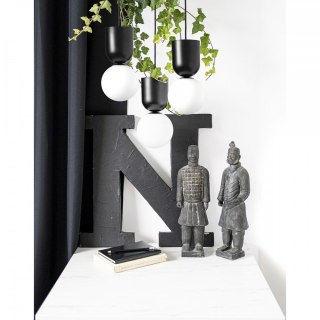 Lampa sufitowa plafon LUOTI 3P czarna potrójna do salonu, przedpokoju lub sypialni