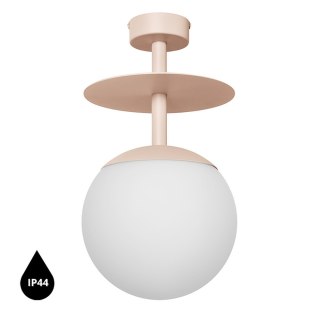 Lampa sufitowa plafon PLAAT B beżowa łazienkowa do salonu, przedpokoju lub sypialni