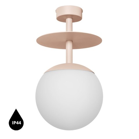 Lampa sufitowa plafon PLAAT B beżowa łazienkowa do salonu, przedpokoju lub sypialni