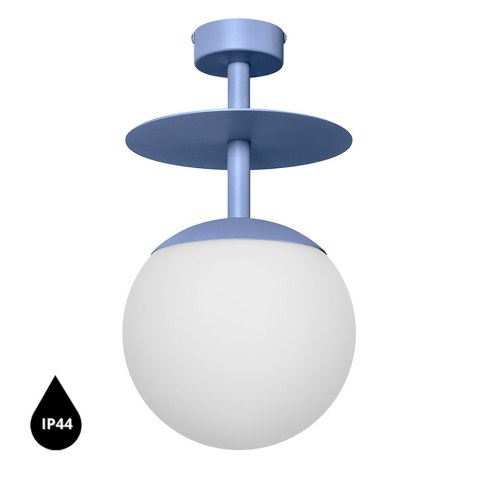 Lampa sufitowa plafon PLAAT B niebieska łazienkowa do salonu, przedpokoju lub sypialni