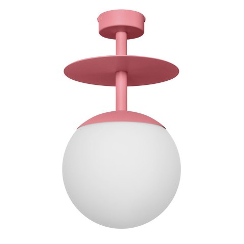 Lampa sufitowa plafon PLAAT B różowa do salonu, przedpokoju lub sypialni