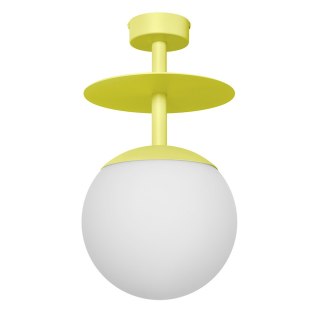 Lampa sufitowa plafon PLAAT B żółta do salonu, przedpokoju lub sypialni
