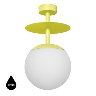 Lampa sufitowa plafon PLAAT B żółta łazienkowa do salonu, przedpokoju lub sypialni