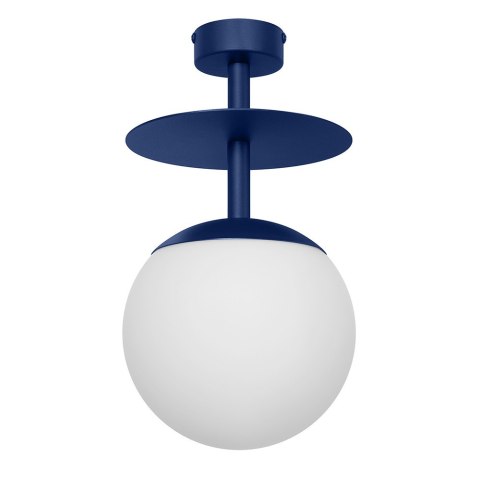 Lampa sufitowa plafon PLAAT B granatowa do salonu, przedpokoju lub sypialni