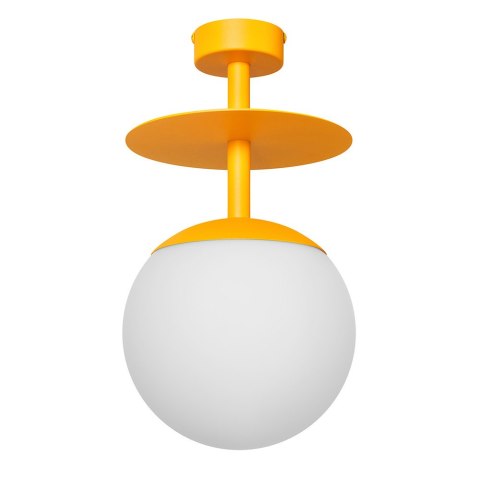 Lampa sufitowa plafon PLAAT B melonowa do salonu, przedpokoju lub sypialni