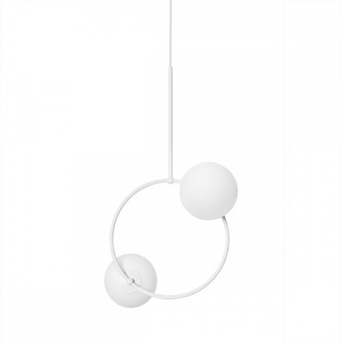 Lampa wisząca FUPPU A biała do salonu, jadalni  