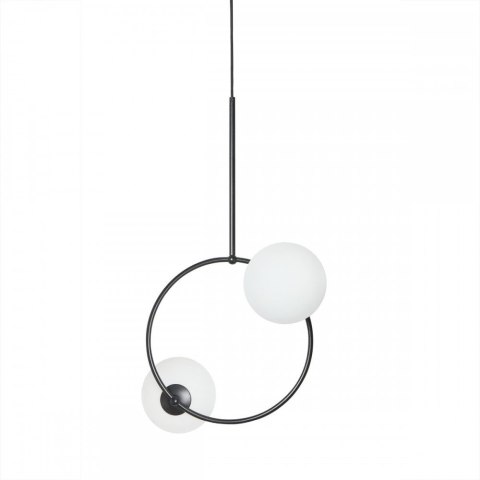 Lampa wisząca FUPPU A czarna do salonu, jadalni  