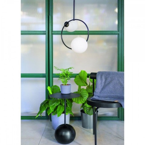 Lampa wisząca FUPPU A czarna do salonu, jadalni  