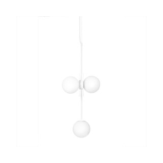 Lampa wisząca FURIKO B biała potrójna do salonu, jadalni  