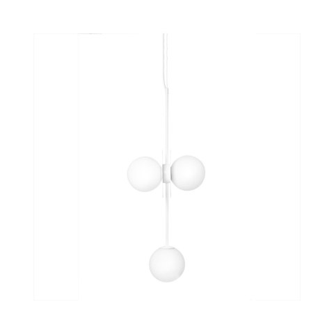Lampa wisząca FURIKO B biała potrójna do salonu, jadalni  