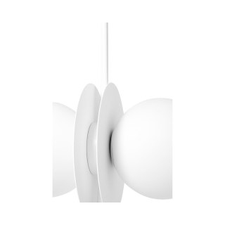 Lampa wisząca FURIKO B biała potrójna do salonu, jadalni  