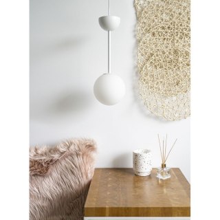 Lampa wisząca GLADIO biała do salonu, jadalni  