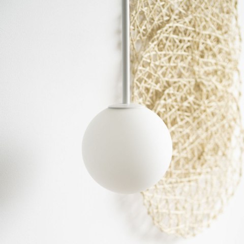 Lampa wisząca GLADIO biała do salonu, jadalni  