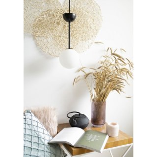 Lampa wisząca GLADIO czarna do salonu, jadalni  