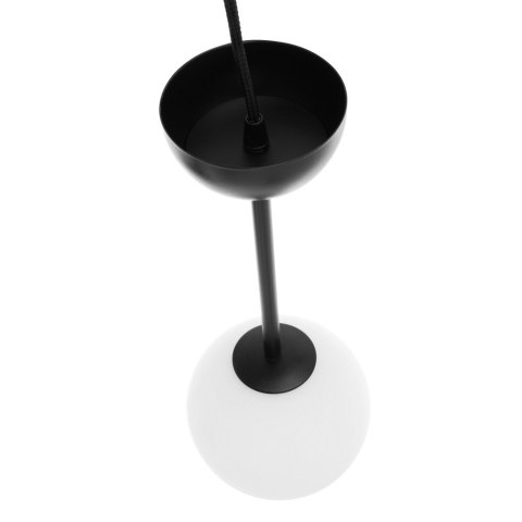 Lampa wisząca GLADIO czarna do salonu, jadalni  