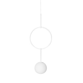 Lampa wisząca ISUULLA A biała do salonu, jadalni  
