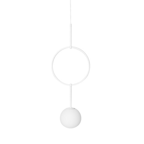 Lampa wisząca ISUULLA A biała do salonu, jadalni  