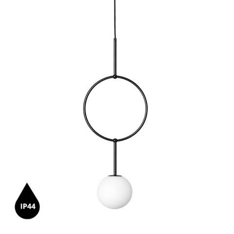 Lampa wisząca ISUULLA A czarna łazienkowa do salonu, jadalni  