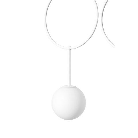 Lampa wisząca ISUULLA B biała do salonu, jadalni  