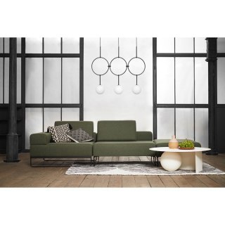 Lampa wisząca ISUULLA C czarna potrójna do salonu, jadalni  