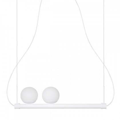 Lampa wisząca LIGNE biała do salonu, jadalni  