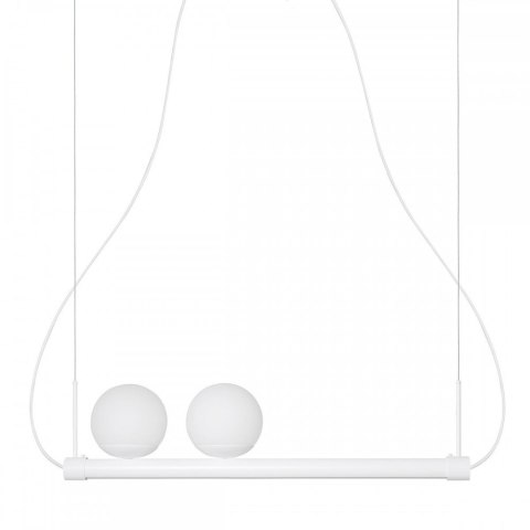 Lampa wisząca LIGNE biała do salonu, jadalni  