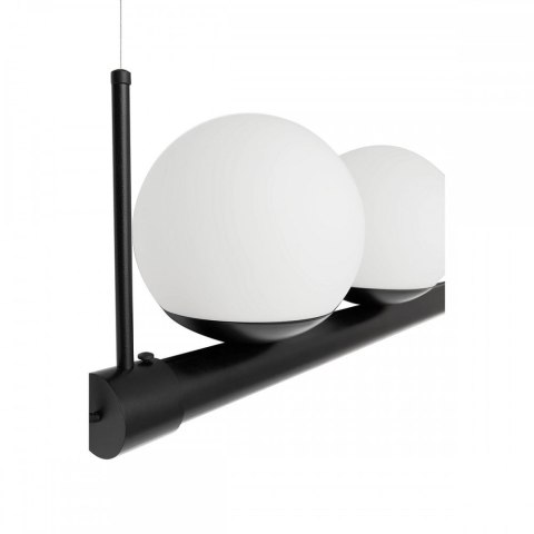 Lampa wisząca LIGNE czarna do salonu, jadalni  