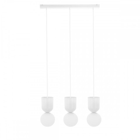 Lampa wisząca LUOTI 3L biała potrójna do salonu, jadalni  