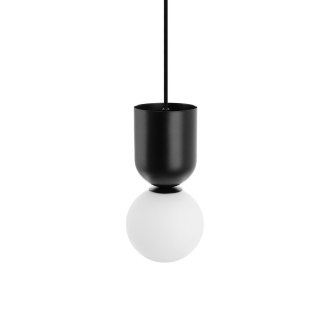 Lampa wisząca LUOTI czarna do salonu, jadalni  