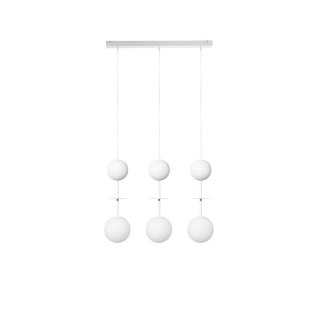 Lampa wisząca OIO A 3L biała potrójna do salonu, jadalni  