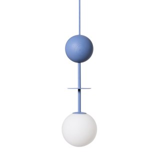Lampa wisząca OIO A niebieska do salonu, jadalni  