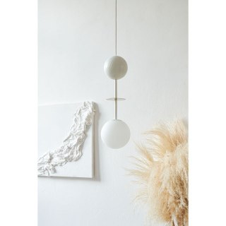 Lampa wisząca OIO A biała do salonu, jadalni  